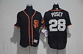 San Francisco Giants #28 Buster Posey Black 2017 Spring Training Flexbase Collection Stitched Jersey,baseball caps,new era cap wholesale,wholesale hats